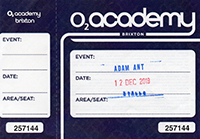 Adam Ant - Brixton O2, London 12.12.19